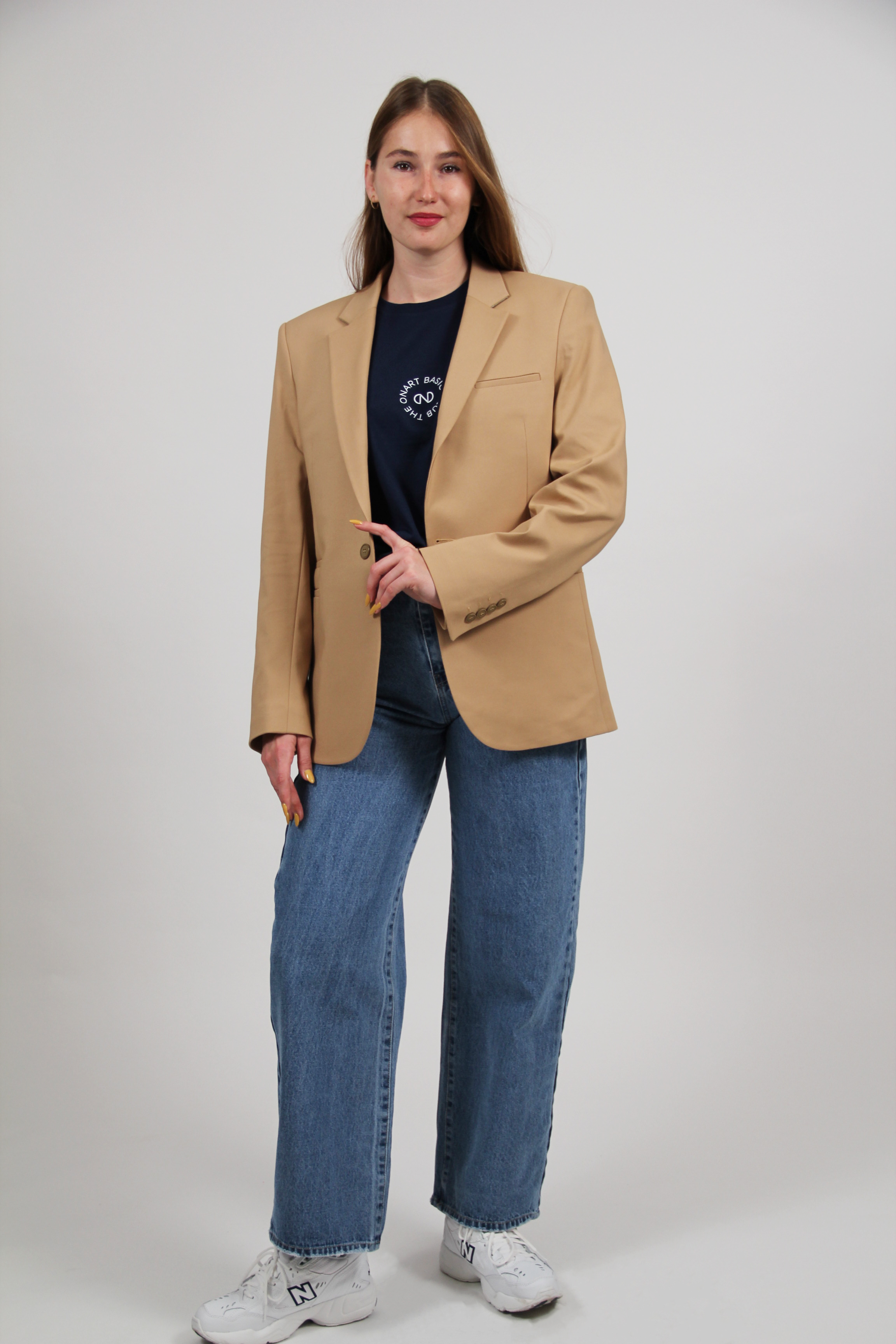 MOXIE BLAZER CAMEL