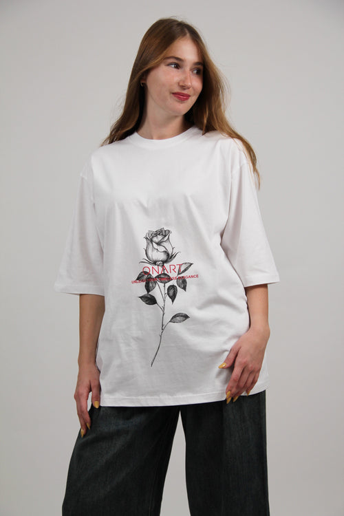 OVERSIZED ART TEE WHITE