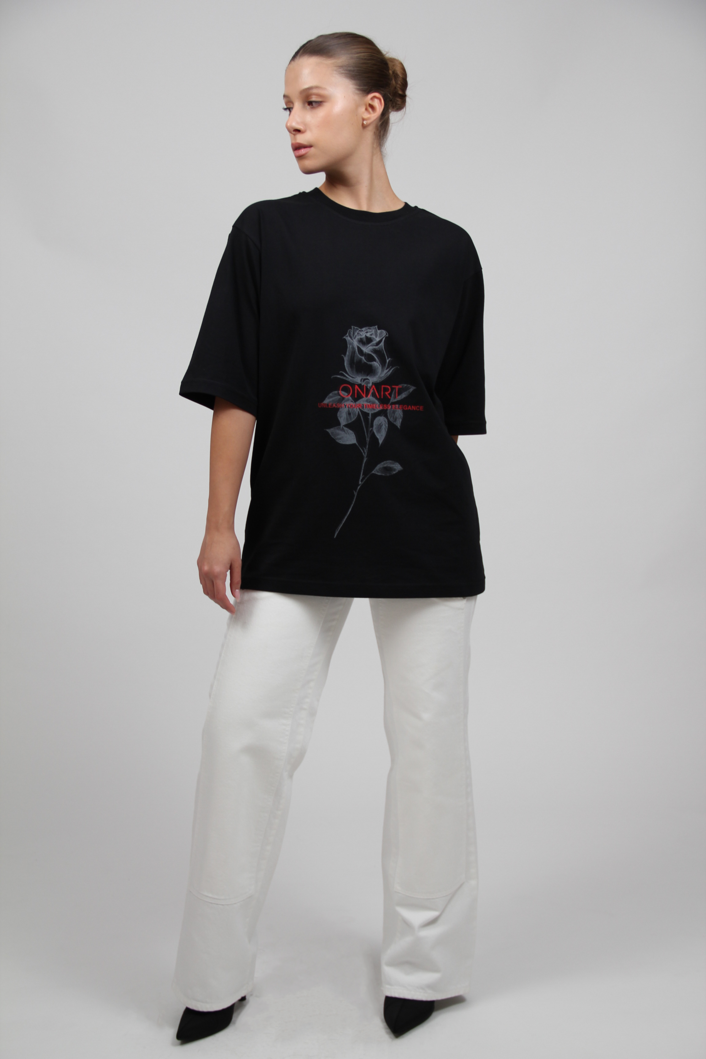 OVERSIZED ART TEE BLACK