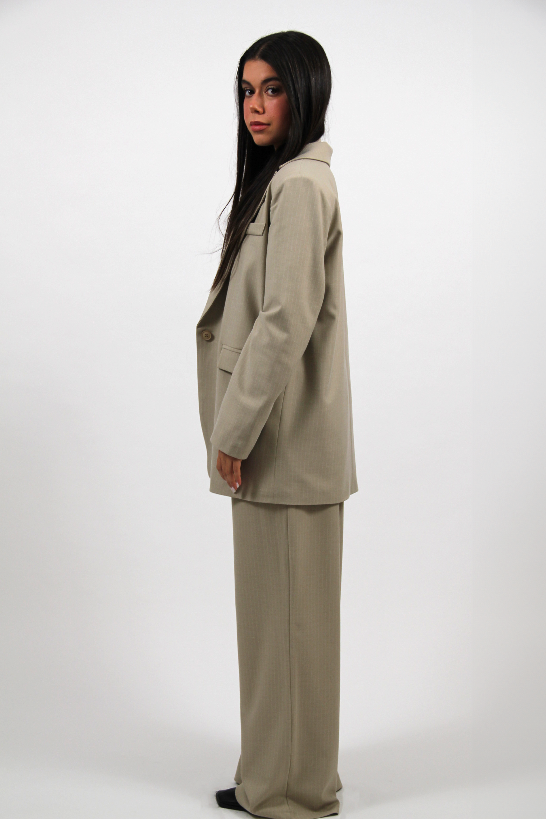 AUDREY BLAZER LIGHT KHAKI