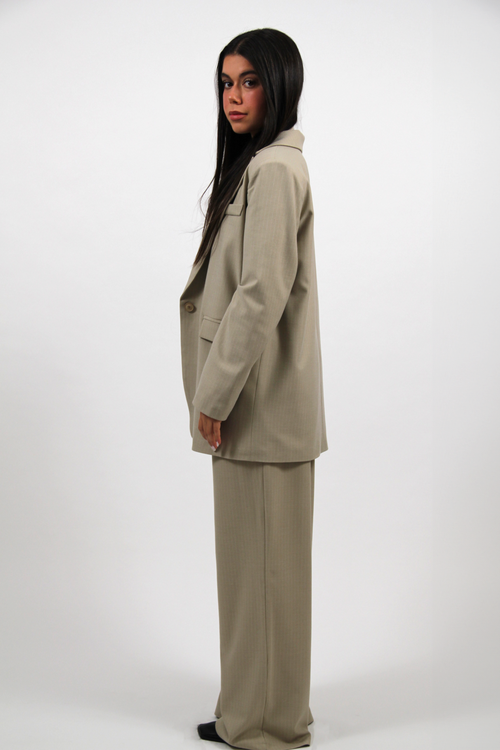 AUDREY BLAZER LIGHT KHAKI