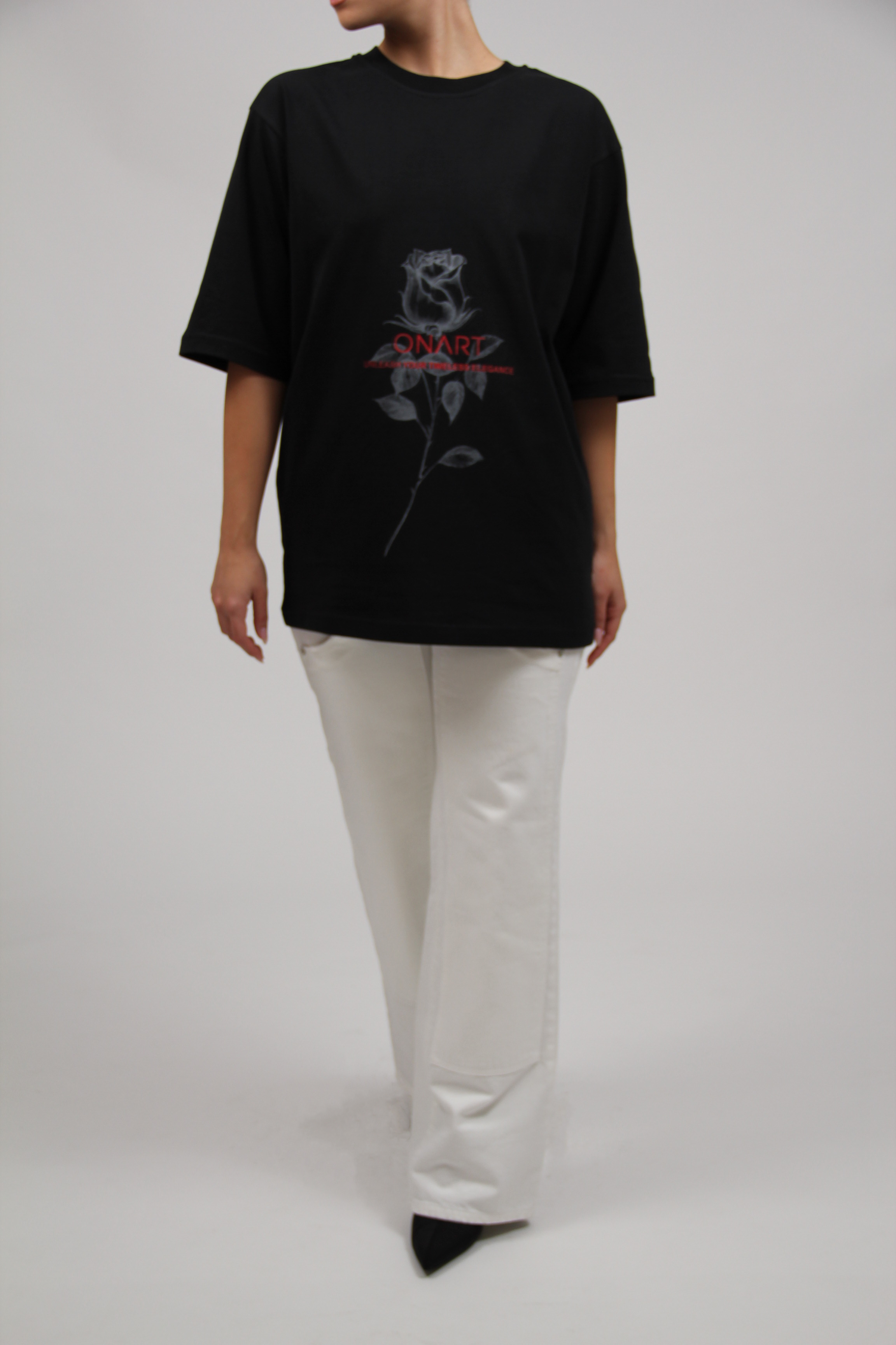 OVERSIZED ART TEE BLACK