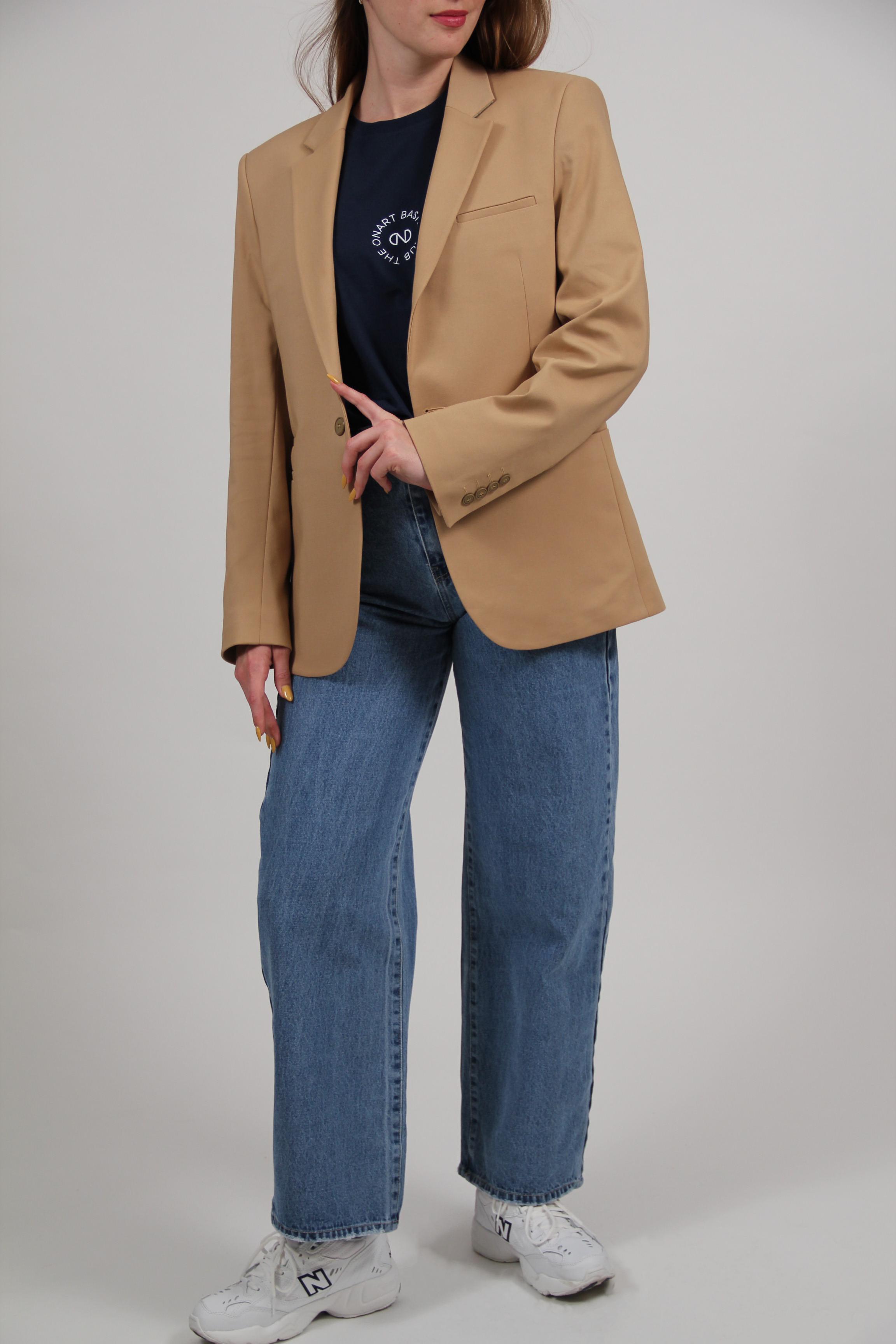 MOXIE BLAZER CAMEL
