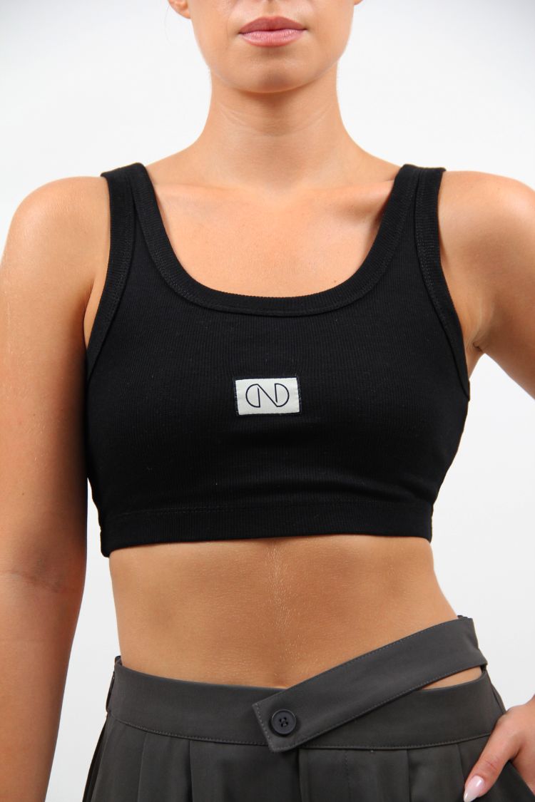 ONART CROP TOP BLACK
