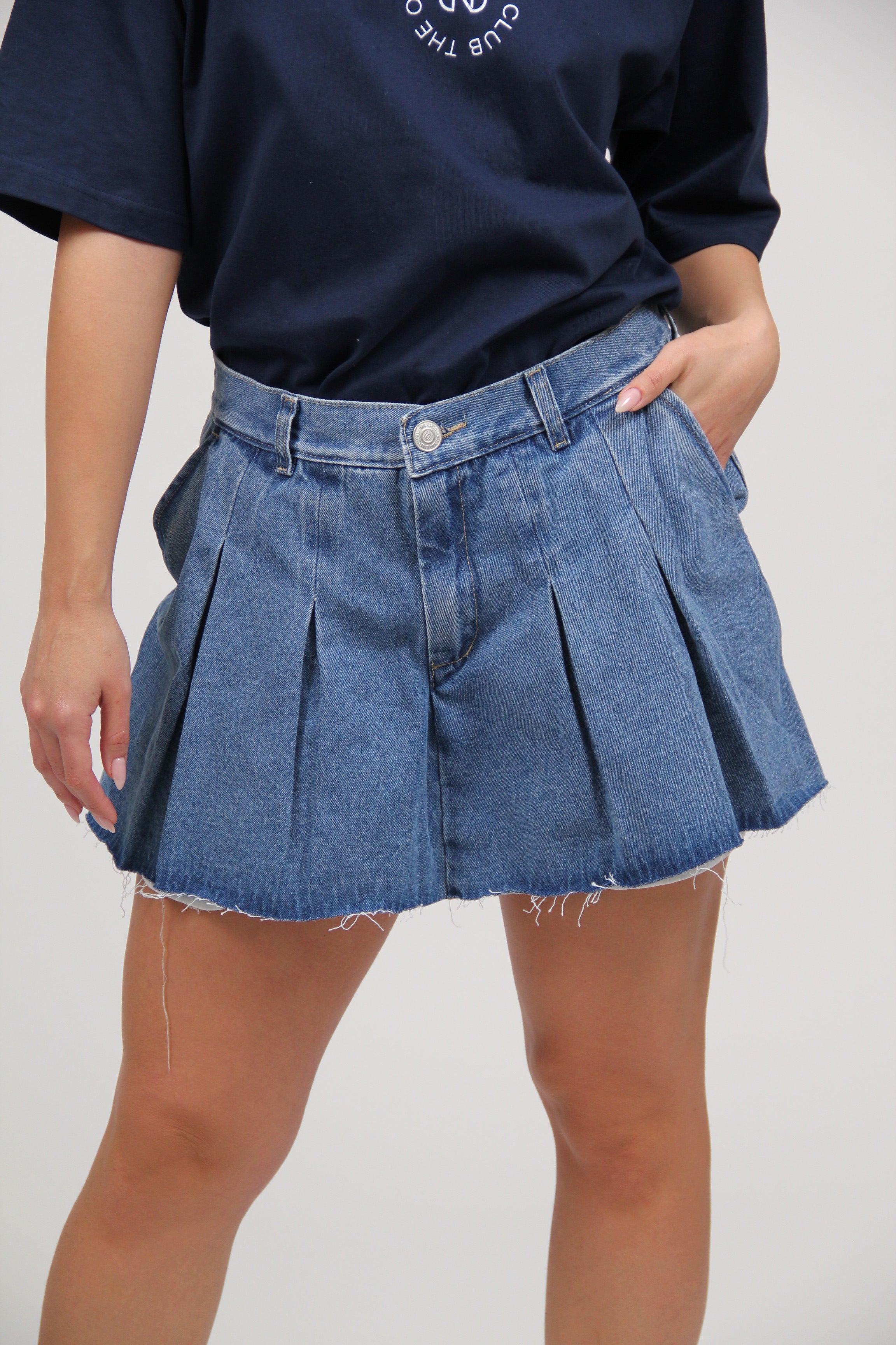 KELLY DENIM MINI SKIRT