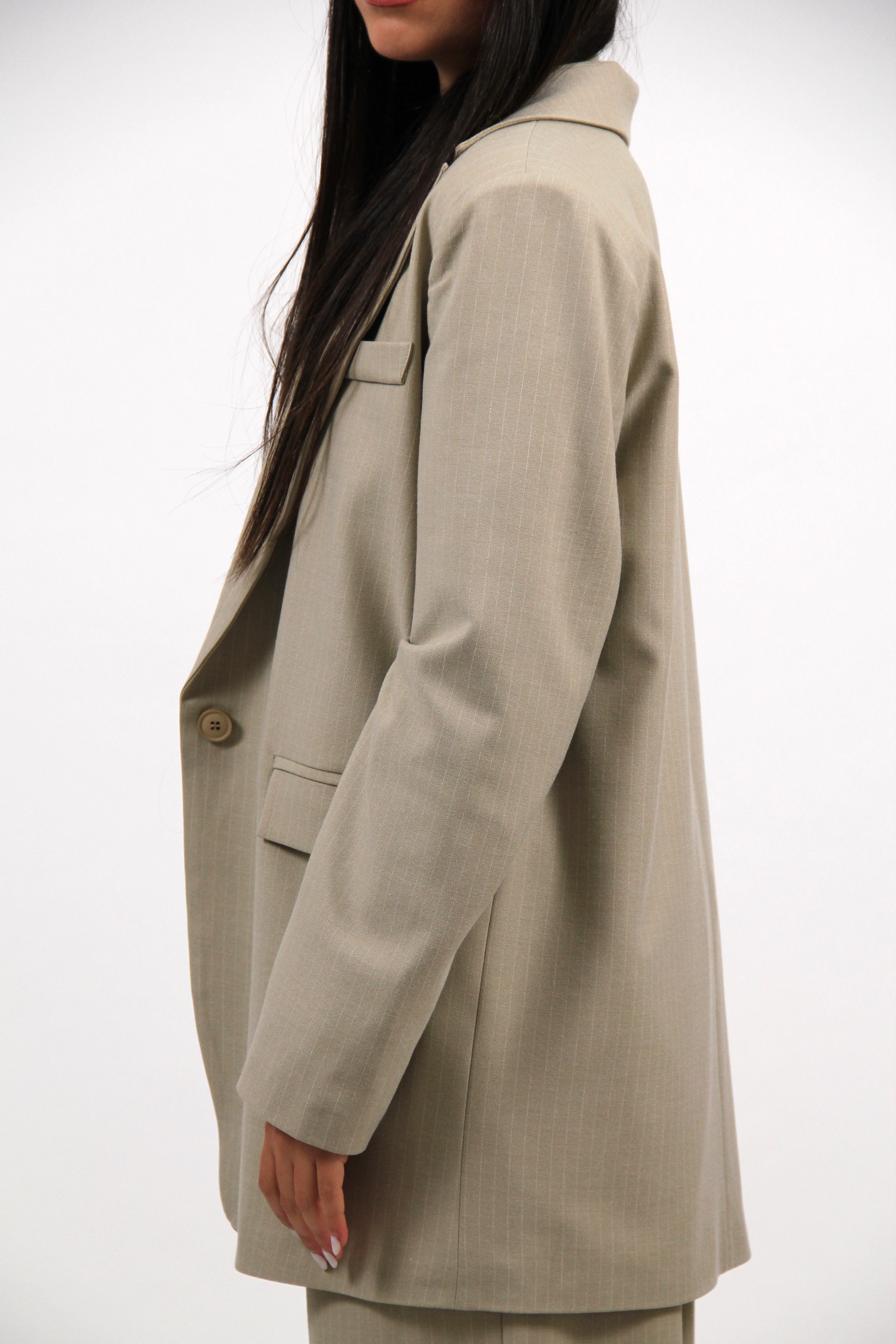 AUDREY BLAZER LIGHT KHAKI