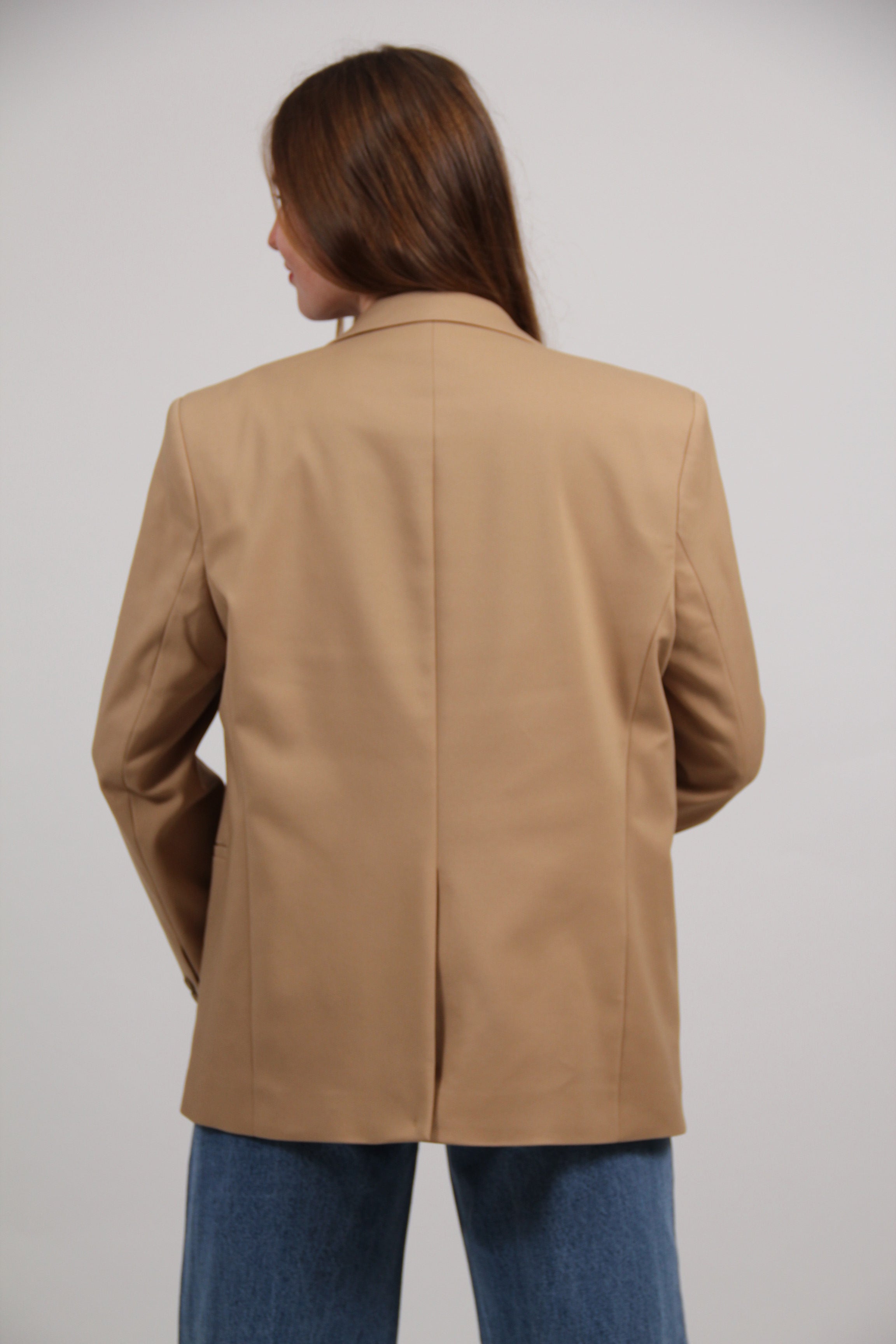 MOXIE BLAZER CAMEL