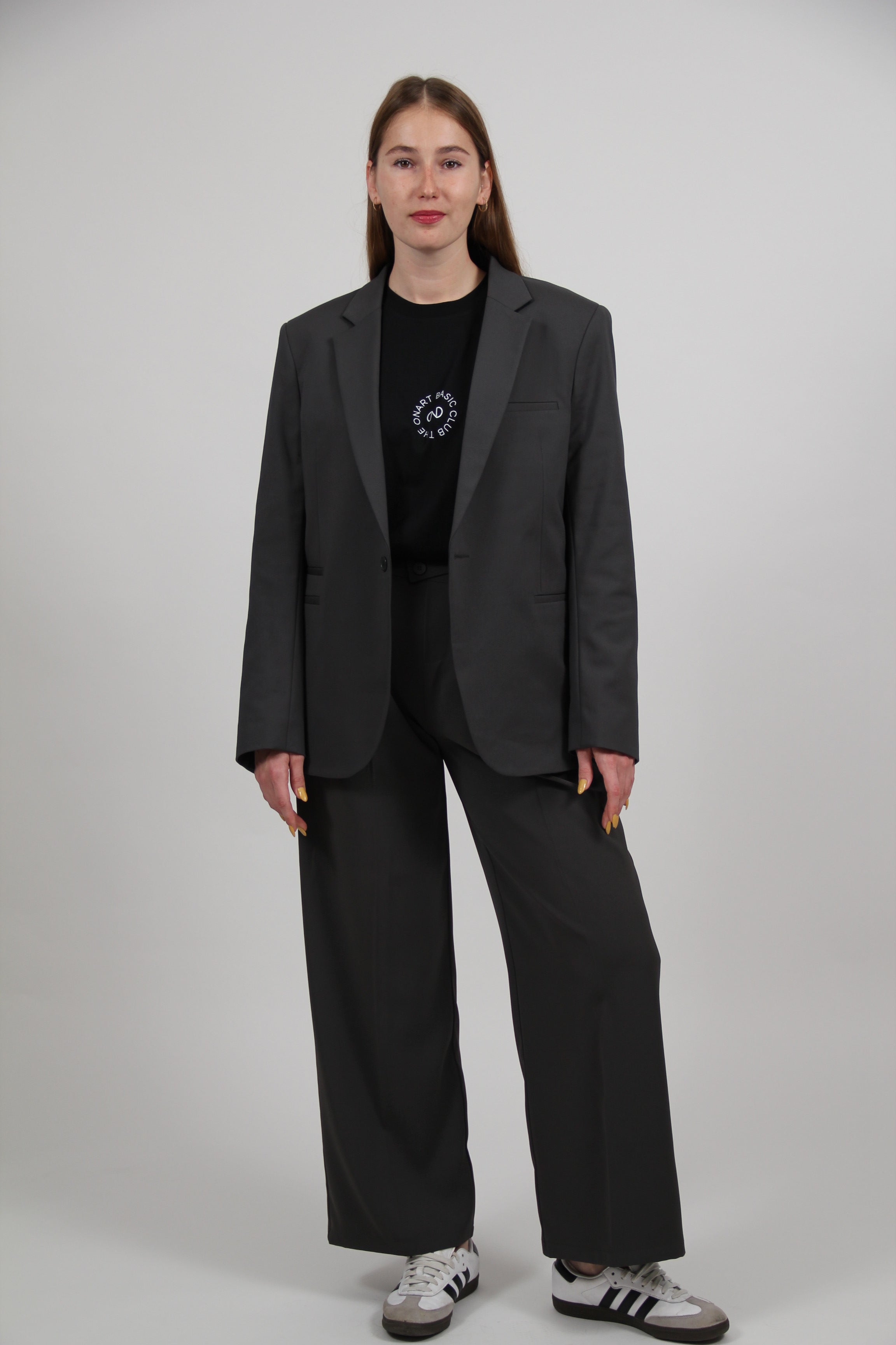 MOXIE BLAZER DARK GRAY