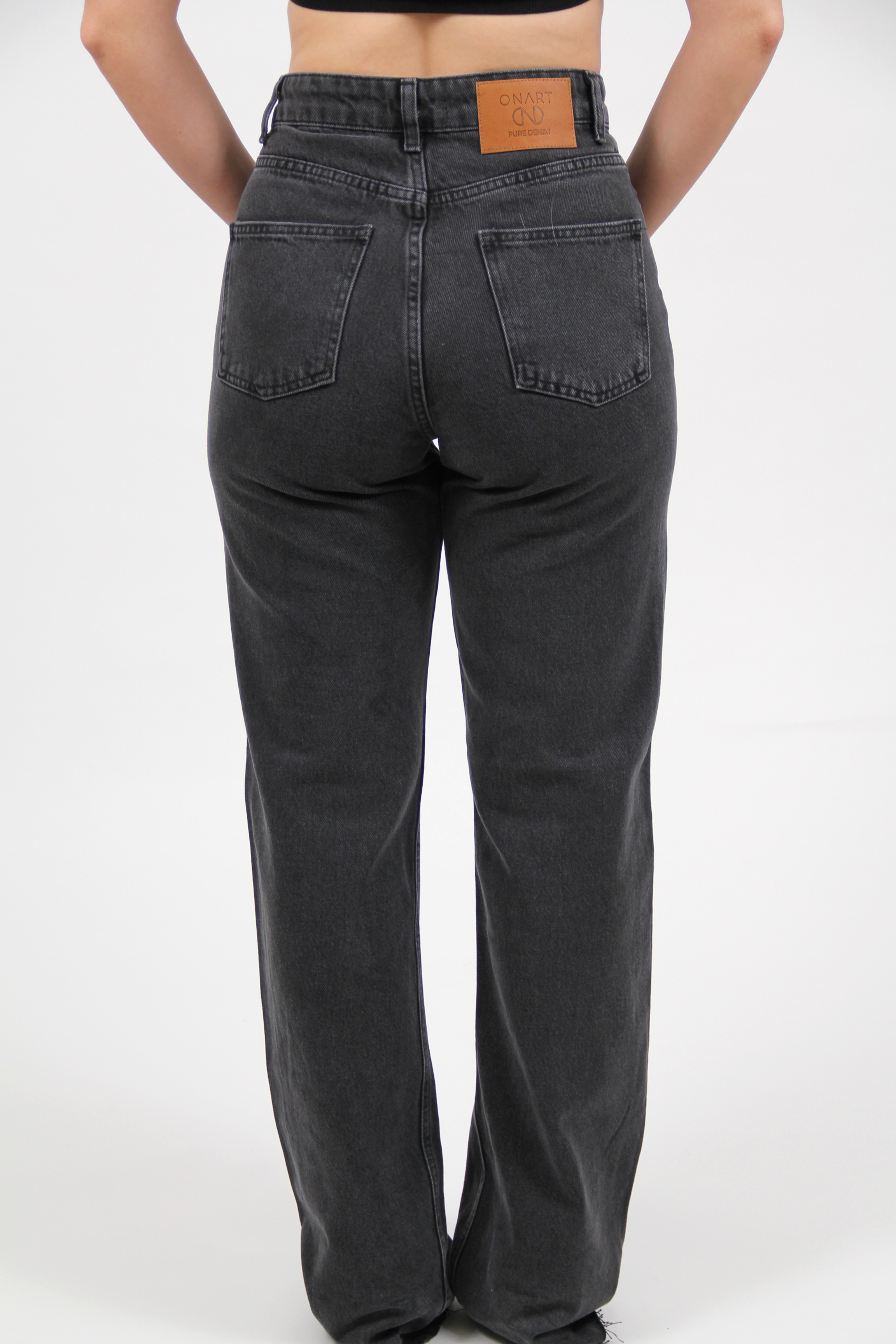 NO.5 HIGH WAISTED WIDE LEG DENIM